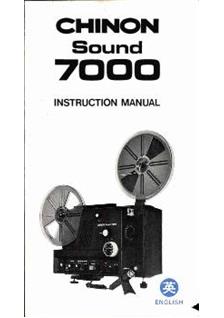 Chinon 7000 manual. Camera Instructions.